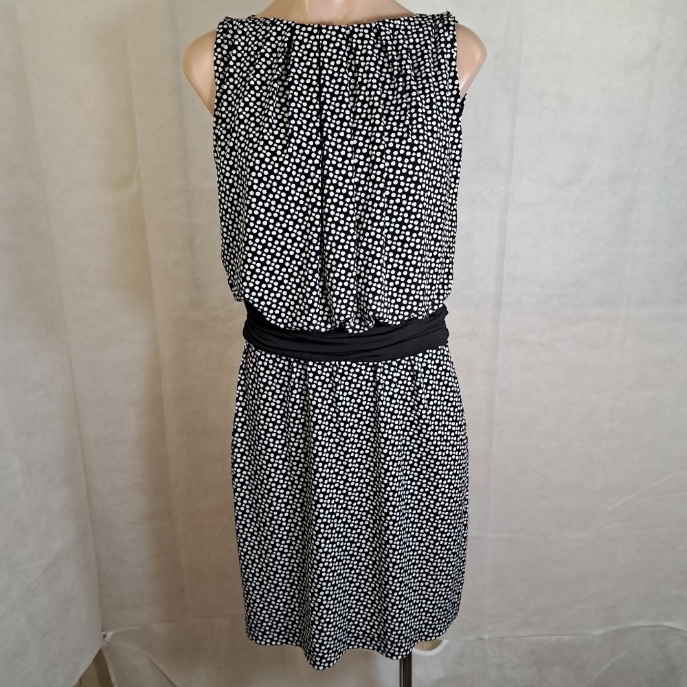 MAX Edition Black & White Sleeveless Dress Women's Size Small
